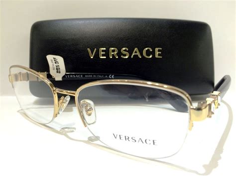 black versace glasses with gold|18k gold glasses frames versace.